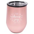 Swanson Christian Supply 12 oz Choose Joy-Blush Stainless Mug Tumbler 244833